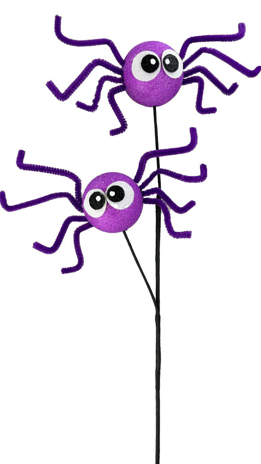 21" Spider Spray: Purple