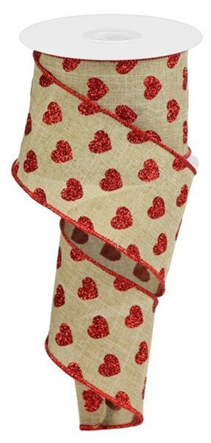 2.5" Valentine Ribbon: Assortment (10 Yards)