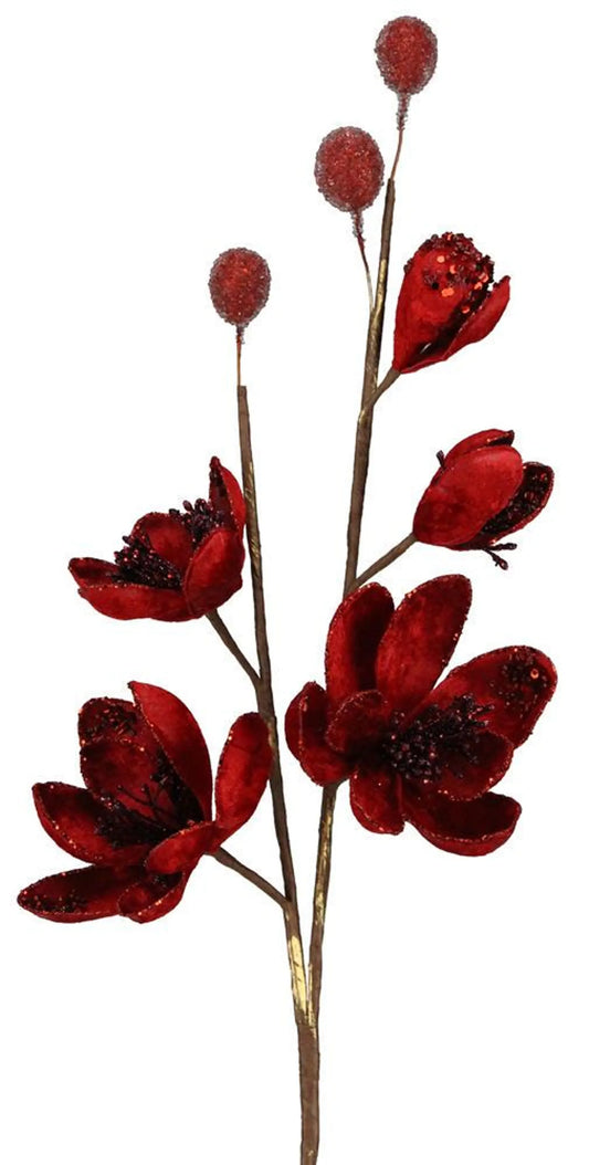 28.5"L Mini Magnolia Spray