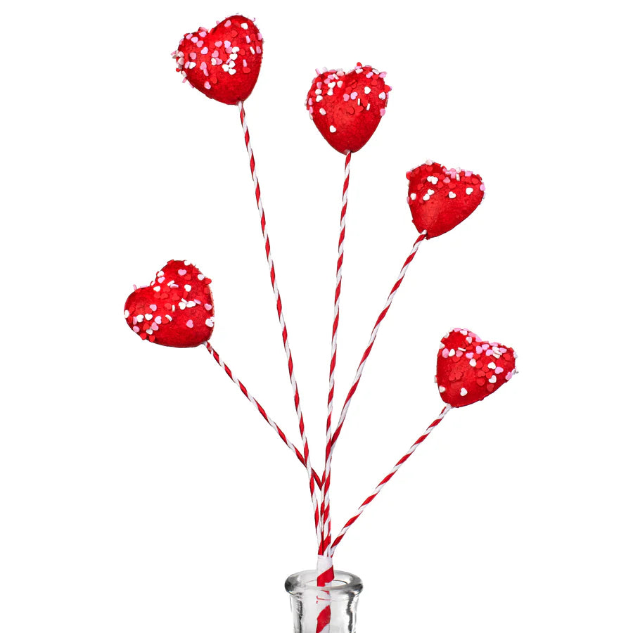 20" Sprinkle Heart Marshmallow Spray