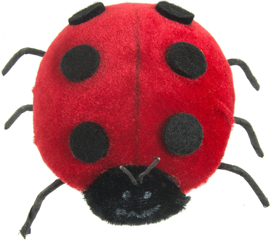 3.5" Velvet Ladybug On Pick