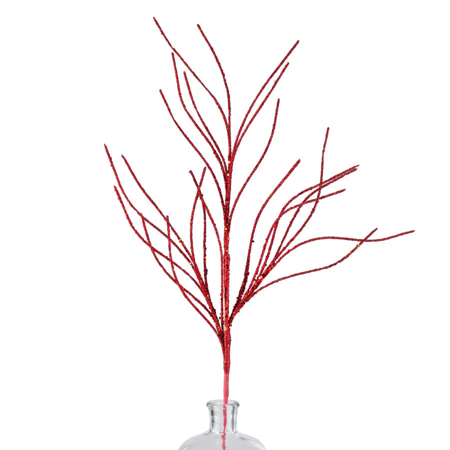 30" Glitter Twig Sprays
