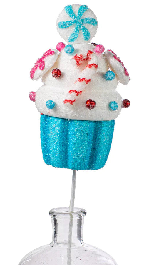 16" Candy Cupcake Pick: Blue