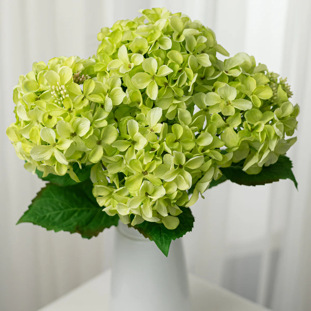 Hydrangea Bush Green 5-stem