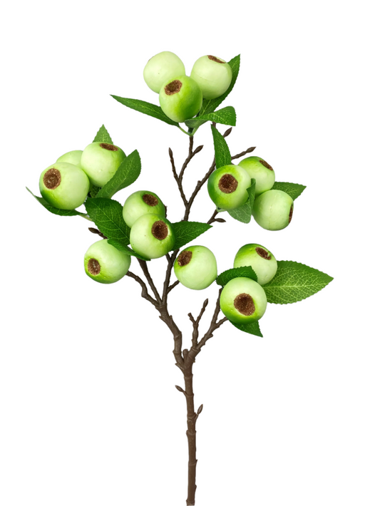 23" Berry Spray: Green
