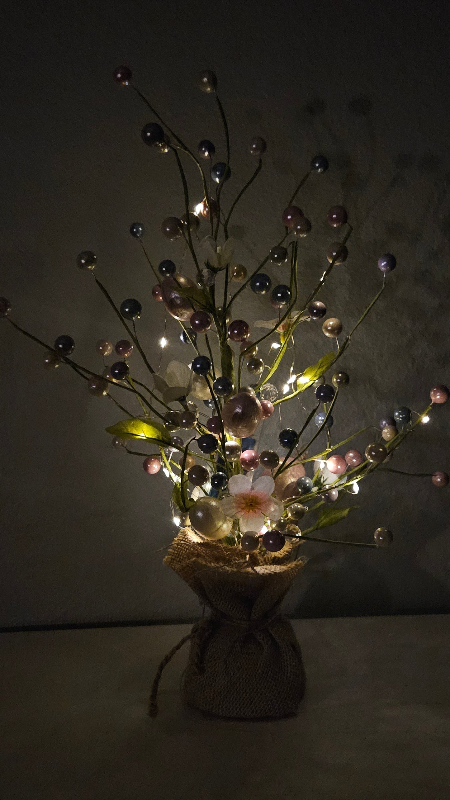 18" Led Light Up Egg Tree